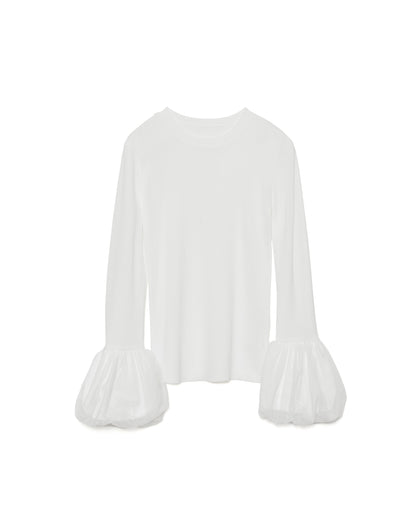 Balloon Sleeve Tops [603365] off