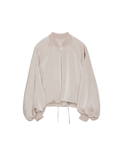Zip Blouson [603342] light beige