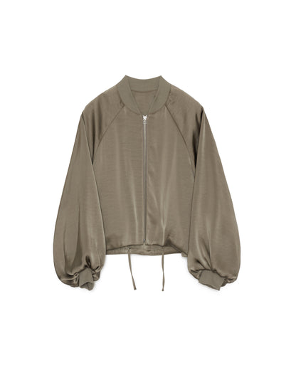Zip Blouson [603342] mocha beige