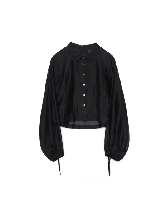 【SALE/50%0ff】Sheer Shirt [603353] black(99)