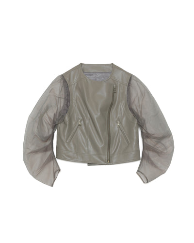 【Summer SALE!!】Rider's Jacket [603348] grey(75)
