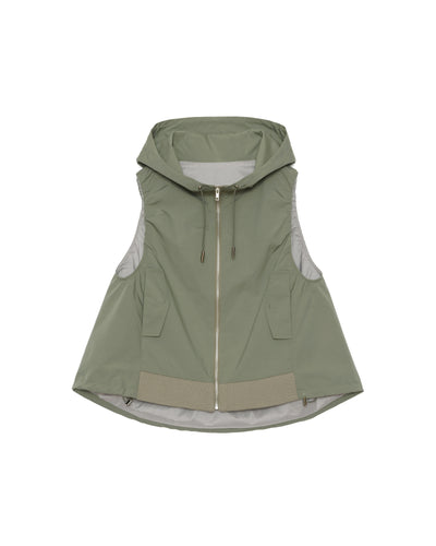 【Summer SALE!!】Hoodie Vest [603361] light khaki(67)