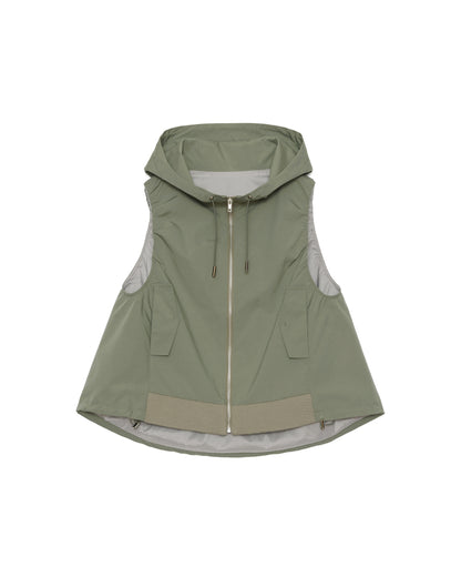 Hoodie Vest [603361] light khaki