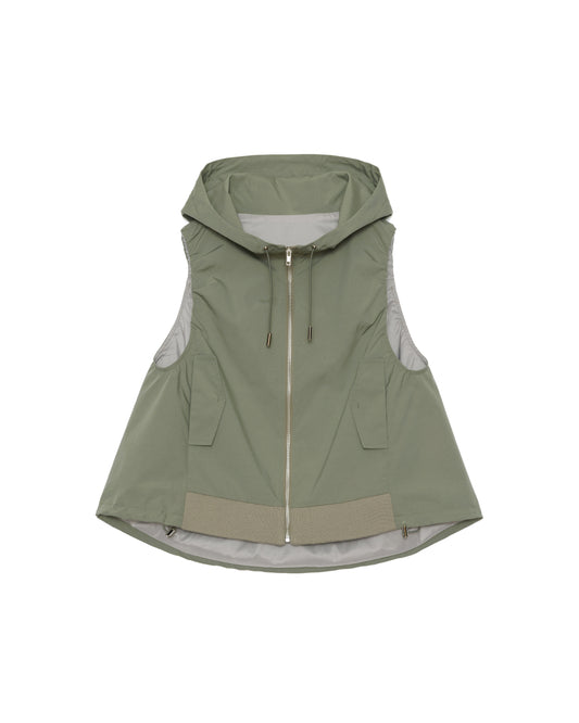 Hoodie Vest [603361] light khaki