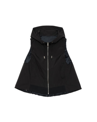 【Summer SALE!!】Hoodie Vest [603361] black(99)