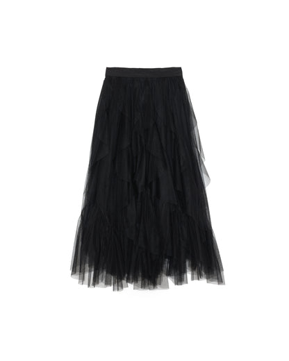 Frill Skirt [603346] black