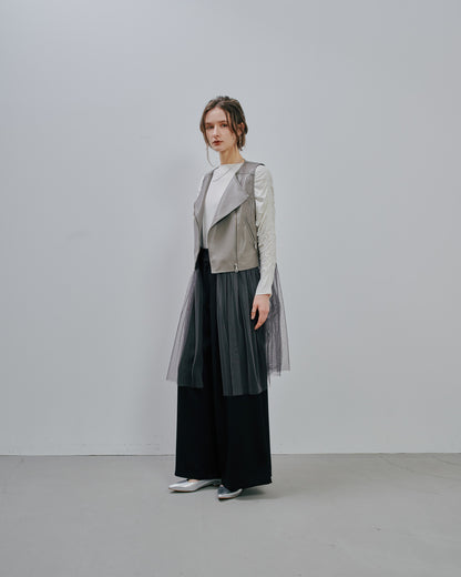 【Summer SALE!!】Tuck Pants [603356] black(99)