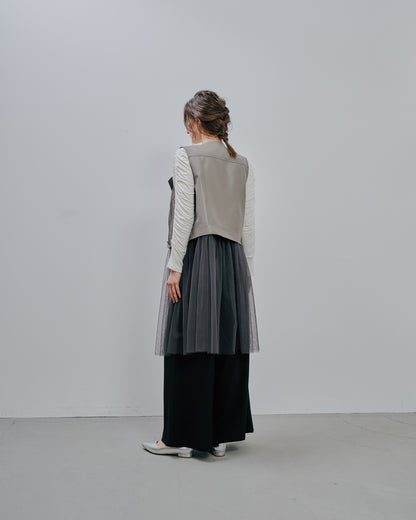 【Summer SALE!!】Tuck Pants [603356] black(99)