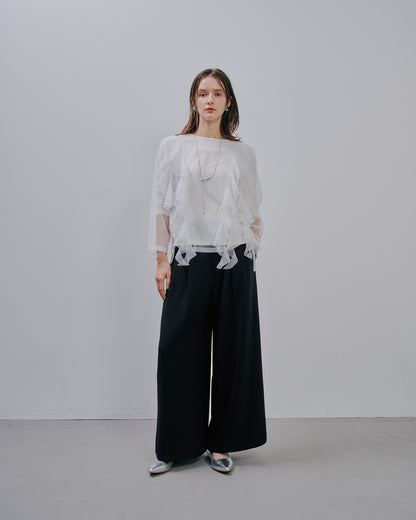 【Summer SALE!!】Tuck Pants [603356] black(99)