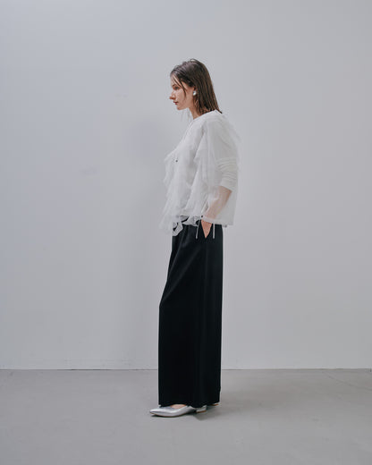 【Summer SALE!!】Tuck Pants [603356] black(99)