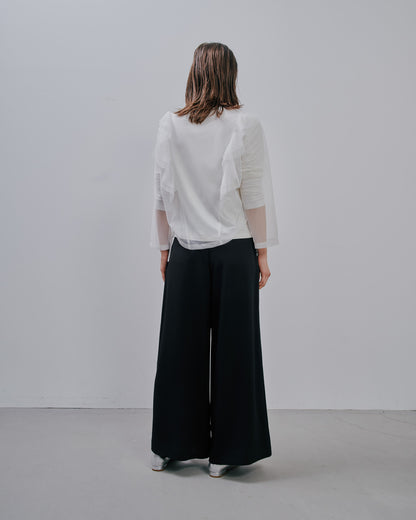 【Summer SALE!!】Tuck Pants [603356] black(99)