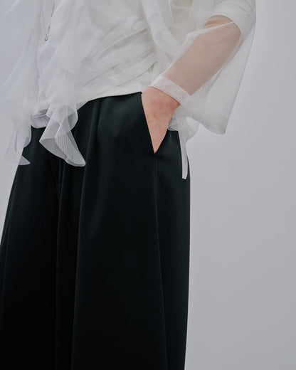 【Summer SALE!!】Tuck Pants [603356] black(99)