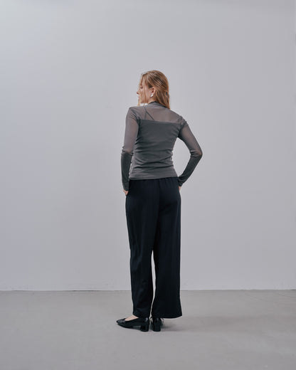 【SALE/50%0ff】Easy Pants [603383] black
