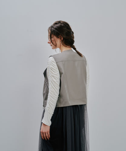 Rider's  Tulle Vest [603349] grey