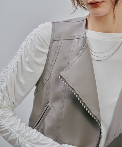 Rider's  Tulle Vest [603349] grey