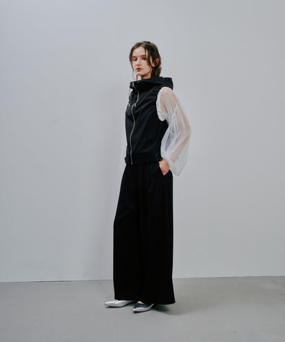 【Summer SALE!!】Hoodie Vest [603361] black(99)