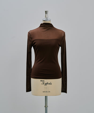 Sheer Tops [603369] brown