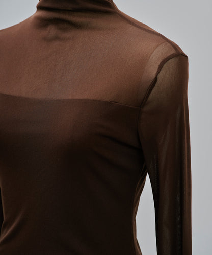 Sheer Tops [603369] brown