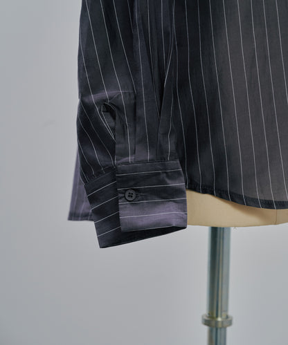 Stripe Shirt [603370] charcoal