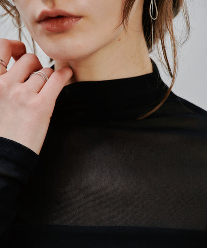 Sheer Tops [603369] black