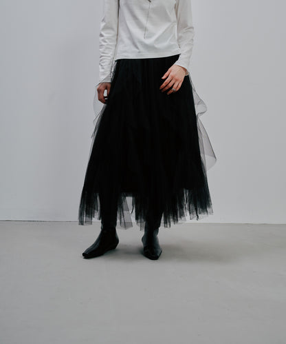 Frill Skirt [603346] black