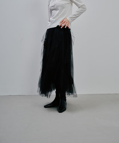 Frill Skirt [603346] black