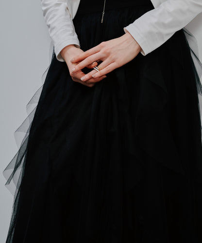 Frill Skirt [603346] black