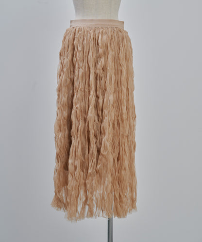 【Summer SALE!!】Washer Skirt [603379] mocha beige(07)