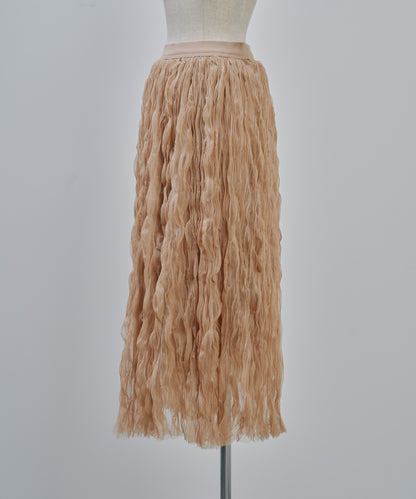【Summer SALE!!】Washer Skirt [603379] mocha beige(07)