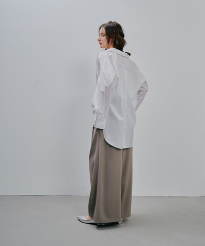 【SALE/50%0ff】Tuck Pants [603356] greige