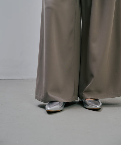 【SALE/50%0ff】Tuck Pants [603356] greige
