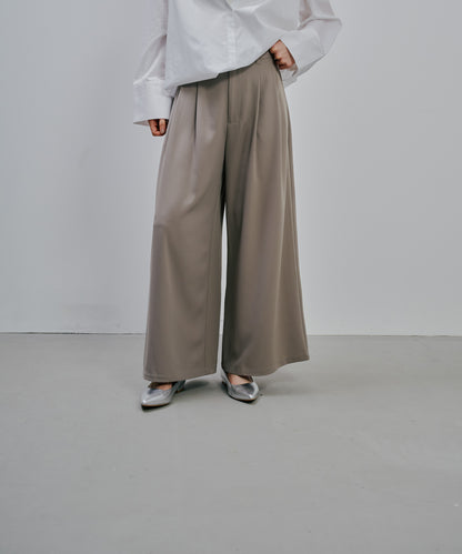 【SALE/50%0ff】Tuck Pants [603356] greige