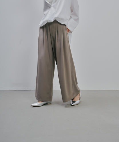 【SALE/50%0ff】Tuck Pants [603356] greige