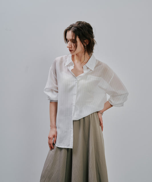【SALE/50%0ff】Stripe Shirt [603370] off