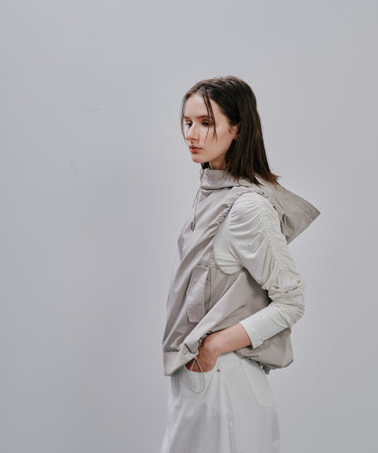 【SALE/50%0ff】Hoodie Vest [603361] beige(05)