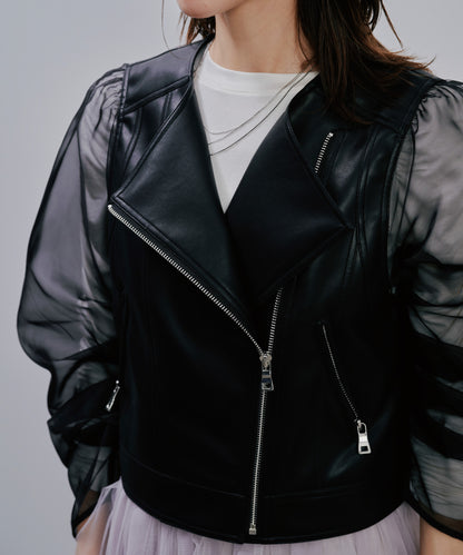 【SALE/50%0ff】Rider's Jacket [603348] black
