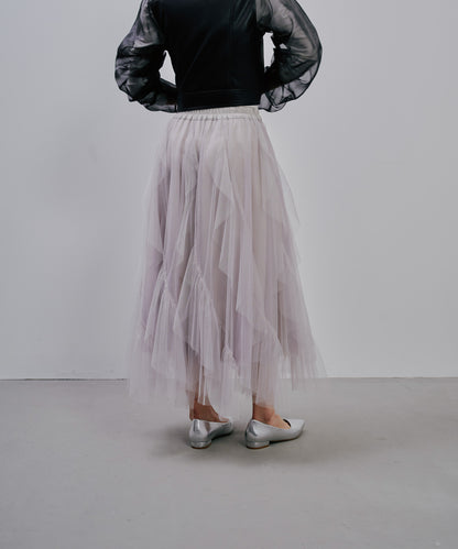 Frill Skirt [603346] greige