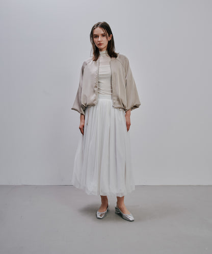 Zip Blouson [603342] light beige