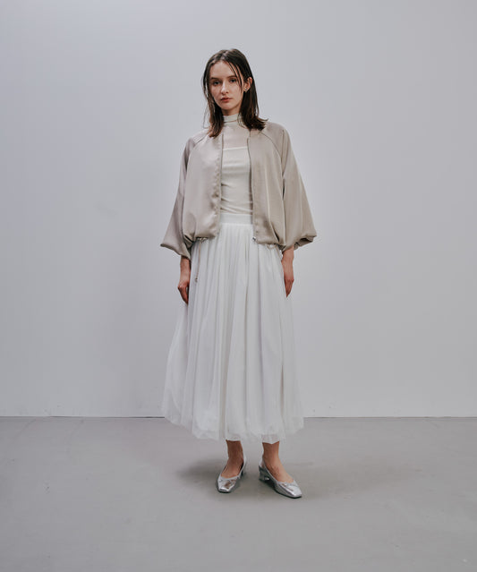 Zip Blouson [603342] light beige