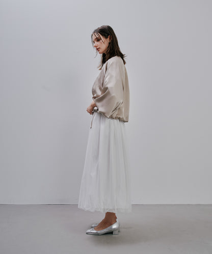 Zip Blouson [603342] light beige