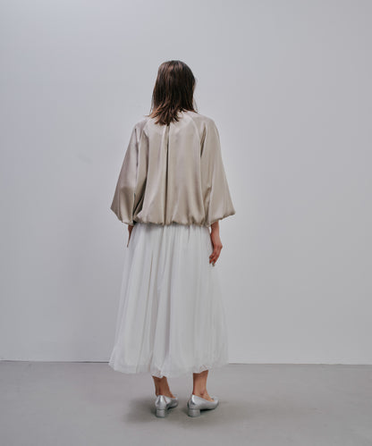 Zip Blouson [603342] light beige