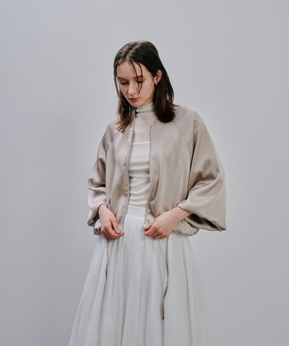 Zip Blouson [603342] light beige