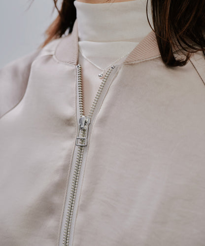 Zip Blouson [603342] light beige
