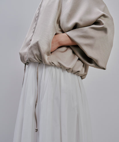 Zip Blouson [603342] light beige