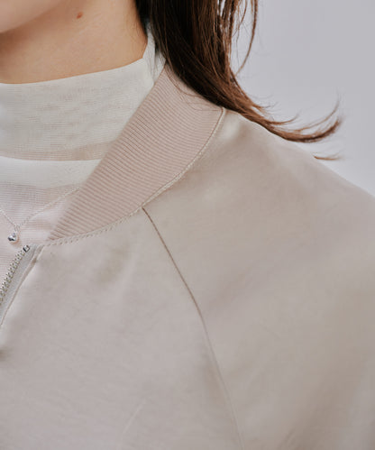 Zip Blouson [603342] light beige