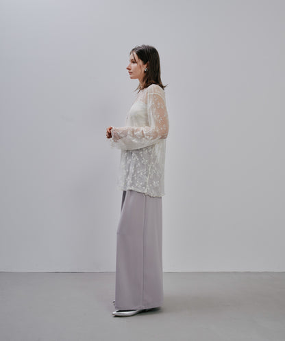 【SALE/50%0ff】Tuck Pants [603356] light grey