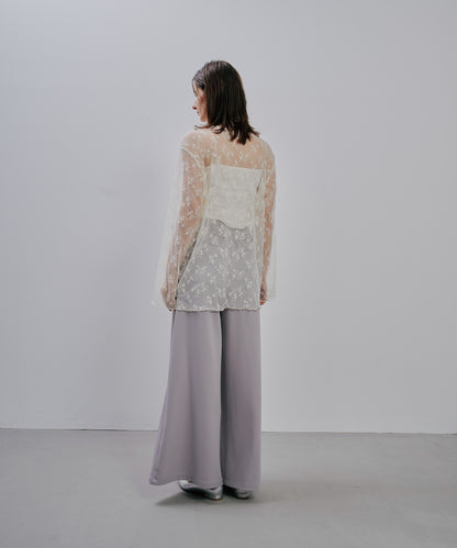 【SALE/50%0ff】Tuck Pants [603356] light grey