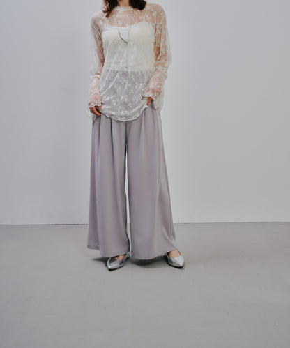 【SALE/50%0ff】Tuck Pants [603356] light grey