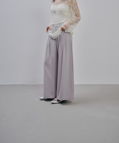 【SALE/50%0ff】Tuck Pants [603356] light grey
