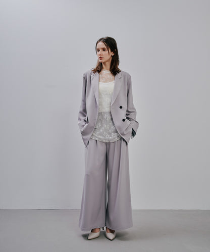 【SALE/50%0ff】Tuck Pants [603356] light grey